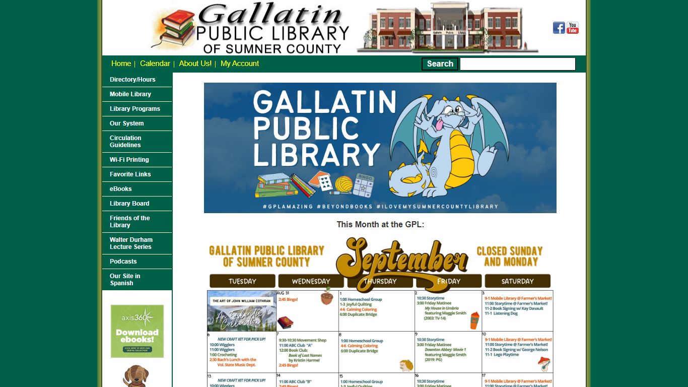 Gallatin Public Library of Sumner County: Home Page